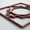 Ekena Millwork Extra Small Gypsum Decorative Fretwork Wood Wall Panels, Walnut, 7 3/8"W x 7 3/8"H x 3/8"T WALW08X08X0375GYPWA - alternate 5